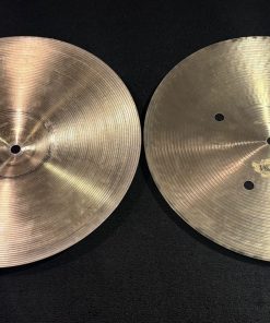 Zildjian Used A 13 Inch Quick Beat Hi Hat Cymbal Pair Undersides