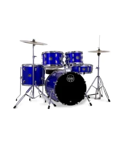 Mapex Comet Five Piece Complete Drum Set Blue