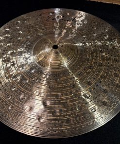 Paiste Used Signature Dark Energy Mark I 15 Inch Hi Hat Cymbal Pair Top Hat