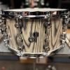 Sonor Used SQ2 Medium Maple 7.5x14 Inch Snow Tiger Snare Drum