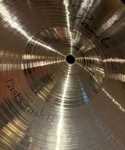 Paiste Used Signature 18 Inch Fast Crash Cymbal Bell and Logo