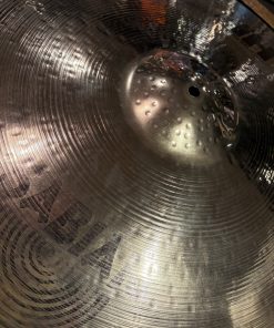 Sabian Used HH 21 Inch Raw Bell Dry Ride Cymbal Bell and Logo