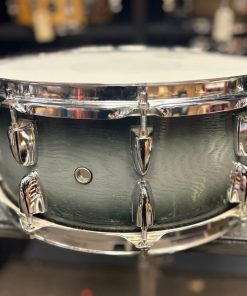 Yamaha Used Rock Tour 6x14 Inch Snare Drum Textured Smoke Sunburst Back