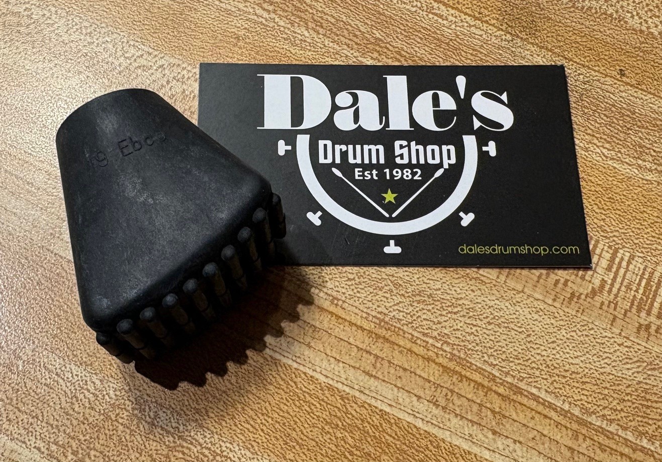 Ludwig Parts P669 Rubber Crutch Tip for Large Curved Spur 1 Ludwig Black Rubber Spur Tip for Large Curved Spurs