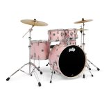 PDP Mainstage Five Piece Drum Kit Complete Pale Rose