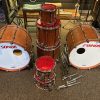 Sonor Used Designer 7 Piece Maple Light Kit Bubinga Veneer