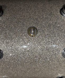 DW Used Collector's Maple Broken Glass 18x22 Bass Drum Badge