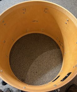 DW Used Collector's Maple Broken Glass 18x22 Bass Drum Inside