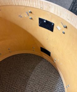 DW Used Collector's Maple Broken Glass 18x22 Bass Drum Inside Bottom