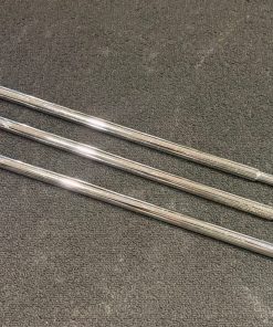 DW Used Set of Three 21 Inch Steel Floor Tom Legs Chrome