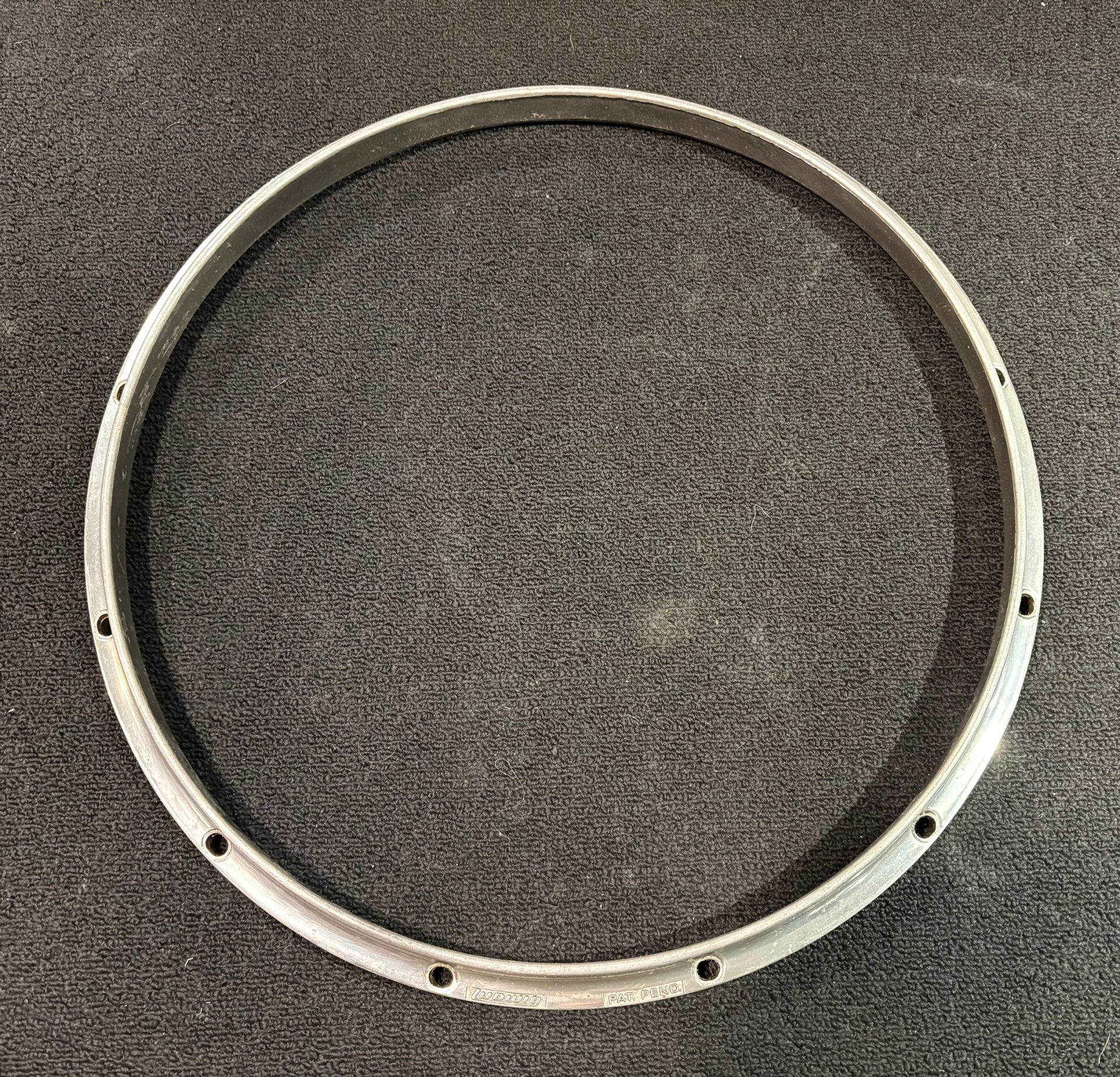 Ludwig Used 14 In. 12 Ear Die Cast Snare Batter Hoop 1 Ludwig Vintage die cast 14 inch 12 ear Snare Batter Hoop