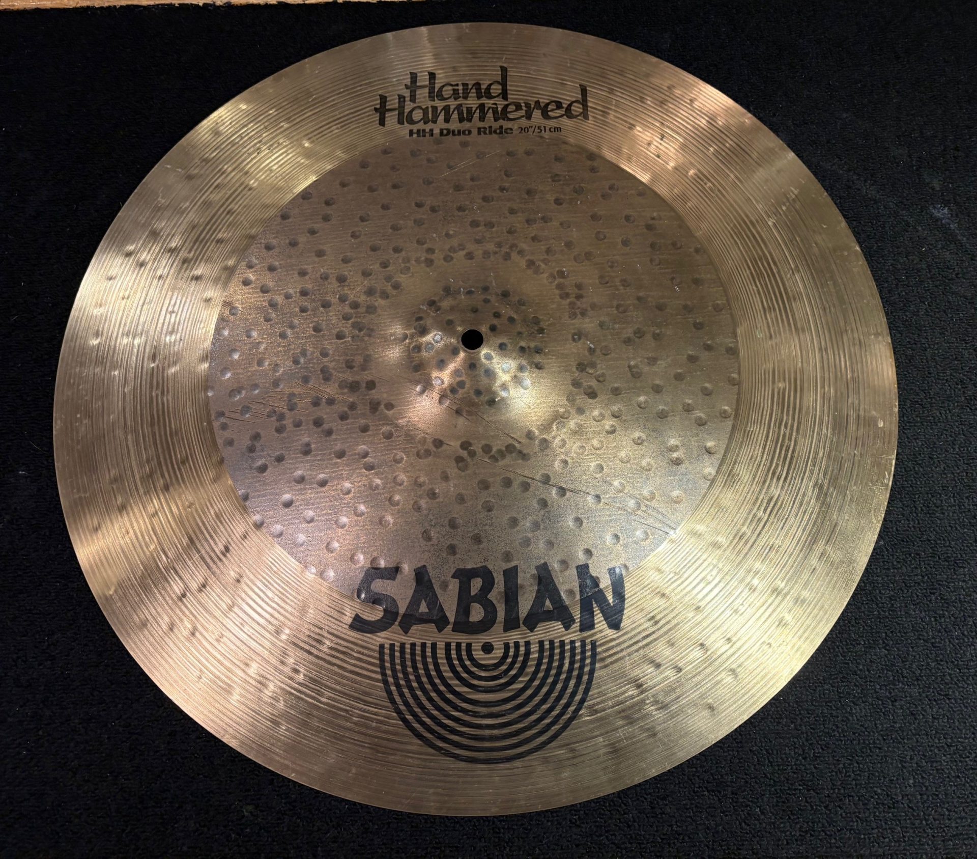 Sabian Used HH 20 in. Duo Ride Cymbal 2230g 1 Sabian Used HH 20 Inch Duo Ride Cymbal