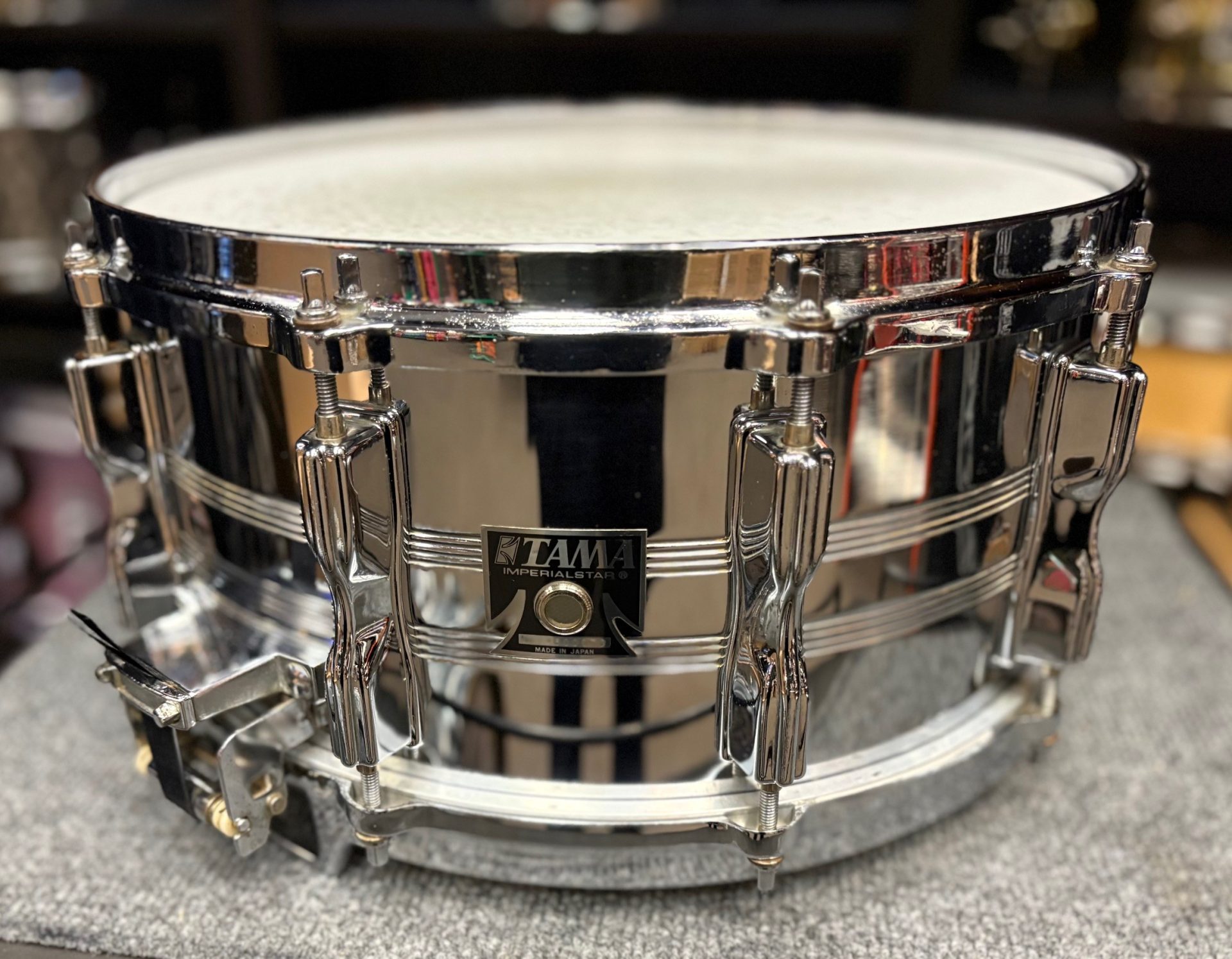 Tama Vintage Imperialstar Mastercraft 6.5x14 MIJ Steel Snare Drum 1 Tama Vintage Imperialstar Mastercraft 6.5x14 Steel Snare Drum Made in Japan