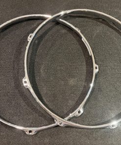 Cannon Parts 13 inch 8 Ear COB Snare Hoop Top and Bottom Tops