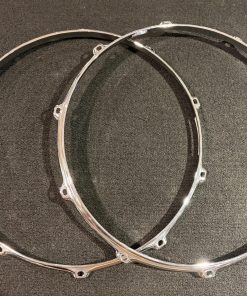 Pearl Demo Fat Tone 14 inch 10 Ear Pair for Snare Chrome Top View