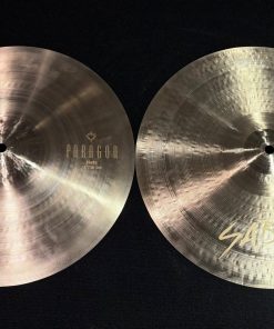 Sabian demo Neil Peart Paragon 14 Inch Hi Hat Pair Traditional Finish