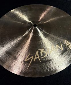 Sabian Neil Peart Paragon 14 in. Hi Hat Pair Trad Finish 1011g T 1451g B 6 Sabian demo Neil Peart Paragon 14 Inch Hi Hat Pair Traditional Finish Bottom Hat